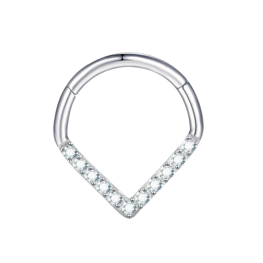 piercing septum zircon