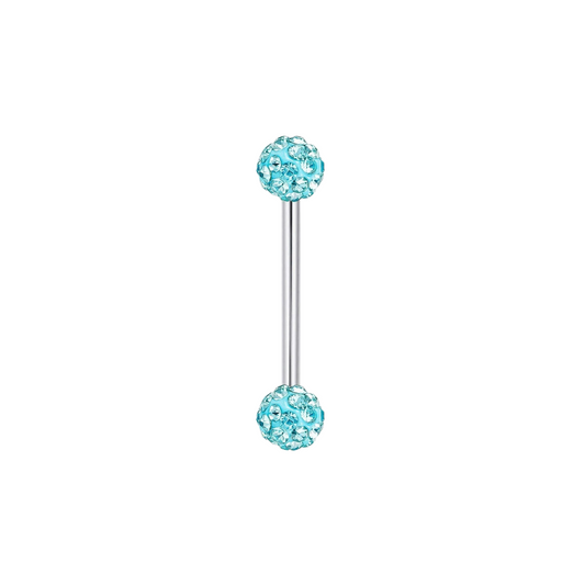 Piercing Langue | Brillance Subtile Bleue de chez avenue du piercing